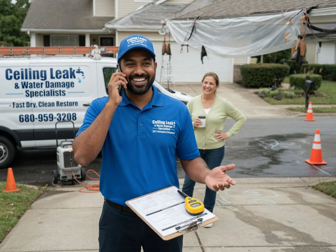 Ceiling Leak Cleanup Cedarville, NJ FAQs